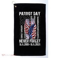 Patriot Day Never Forget 9/11 20th Anniversary Golf Towel thumb 0
