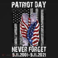 Patriot Day Never Forget 9/11 20th Anniversary Toddler T-Shirt thumb 4