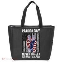 Patriot Day Never Forget 9/11 20th Anniversary Tote Bag thumb 0