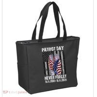 Patriot Day Never Forget 9/11 20th Anniversary Tote Bag thumb 2
