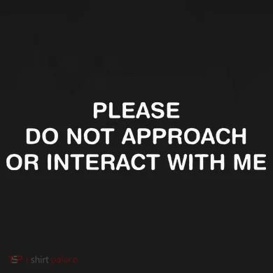 Please Do Not Approach Or Interact With Me Ornament