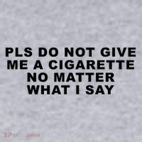 Please Do Not Give Me A Cigarette No Matter What I Say Funny Women's Sweatshirt thumb 2
