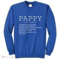 Pappy Definition Noun Grandpa Grandparents Day Funny Cool Gift Sweatshirt thumb 0