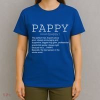 Pappy Definition Noun Grandpa Grandparents Day Funny Cool Gift T-Shirt thumb 4