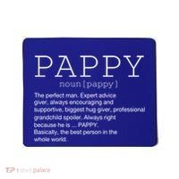 Pappy Definition Noun Grandpa Grandparents Day Funny Cool Gift Mousepad thumb 0