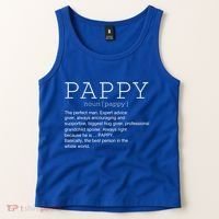 Pappy Definition Noun Grandpa Grandparents Day Funny Cool Gift Tank Top thumb 2