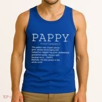Pappy Definition Noun Grandpa Grandparents Day Funny Cool Gift Tank Top thumb 3