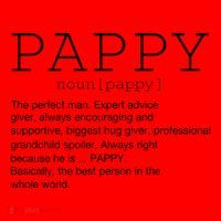 Pappy Definition Noun Grandpa Grandparents Day Funny Cool Gift Santa Hat thumb 1