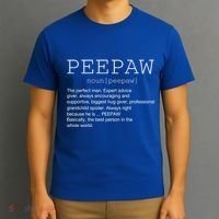 Peepaw Definition Noun Grandpa Grandparents Day Funny Cute Gift T-Shirt thumb 3