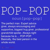 PopPop Definition Noun Grandpa Grandparents Day Funny Gift Sweatshirt thumb 3