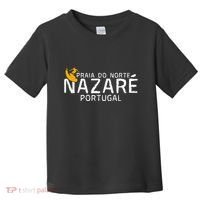 Praia Do Norte Surf Portugal Nazare Surfing Toddler T-Shirt thumb 0