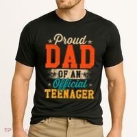 Proud Dad Of Nager 13th Birthday Gift Cooling Performance Crew T-Shirt thumb 2