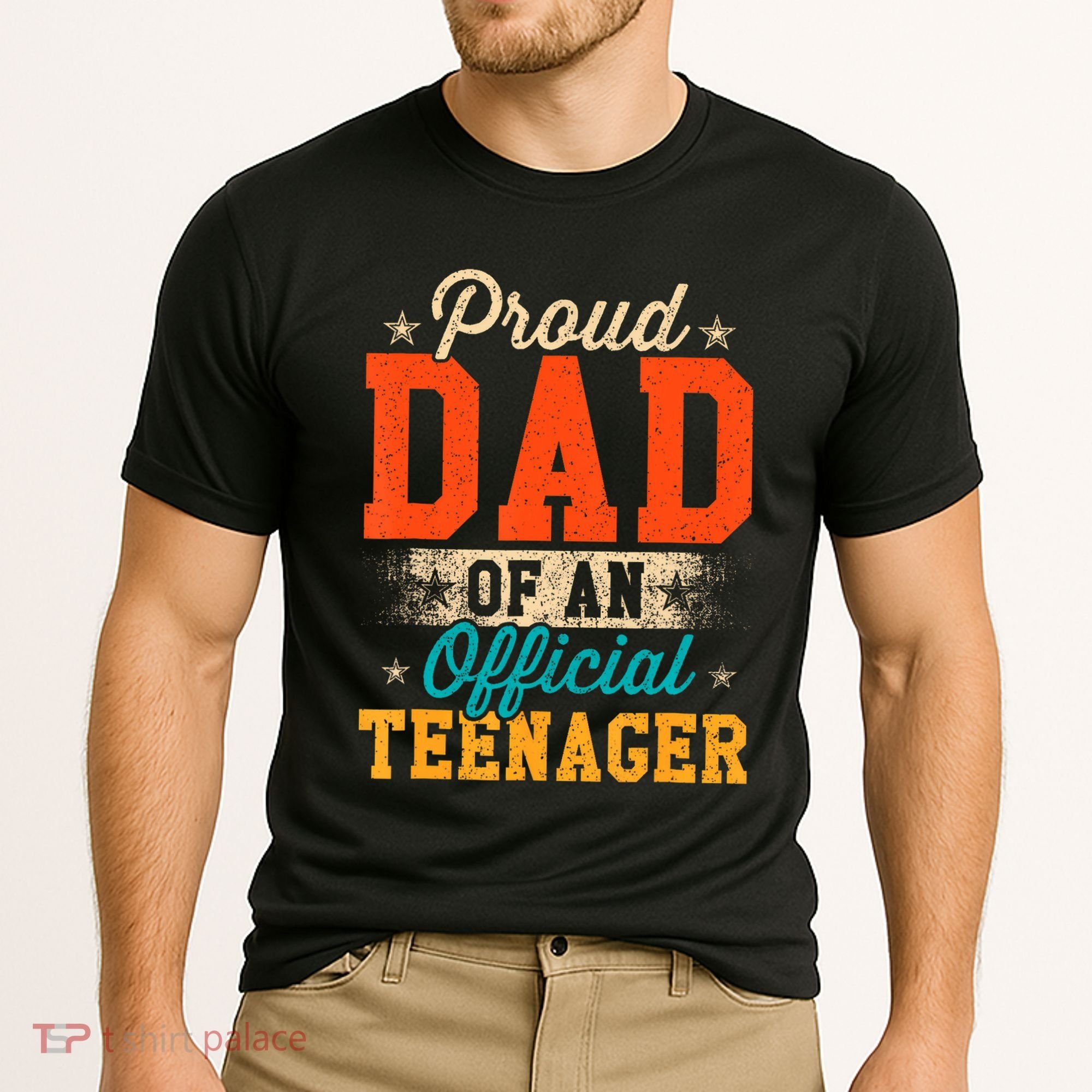 Proud Dad Of Nager 13th Birthday Gift Cooling Performance Crew T-Shirt
