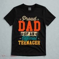Proud Dad Of Nager 13th Birthday Gift T-Shirt thumb 5
