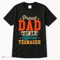Proud Dad Of Nager 13th Birthday Gift Tall T-Shirt thumb 0
