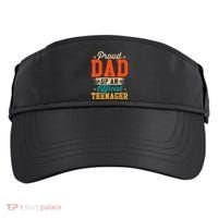 Proud Dad Of Nager 13th Birthday Gift Adult Drive Performance Visor thumb 0