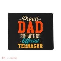 Proud Dad Of Nager 13th Birthday Gift Mousepad thumb 0