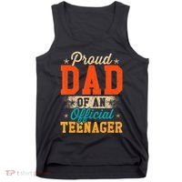 Proud Dad Of Nager 13th Birthday Gift Tank Top thumb 0