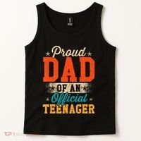 Proud Dad Of Nager 13th Birthday Gift Tank Top thumb 2