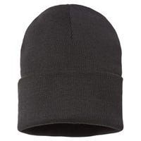 Proud Dad Of A Flippin Awesome Gymnast Gymnastics Dad Funny Gift Sustainable Knit Beanie thumb 1