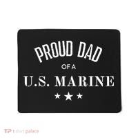 Proud Dad Of A U S Marine Gift Mousepad thumb 0