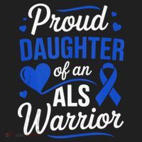 Proud Daughter Of An ALS Warrior Dad Mom ALS Awareness Month  Beanie thumb 2