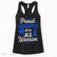 Proud Daughter Of An ALS Warrior Dad Mom ALS Awareness Month  Women's Tank Top thumb 0
