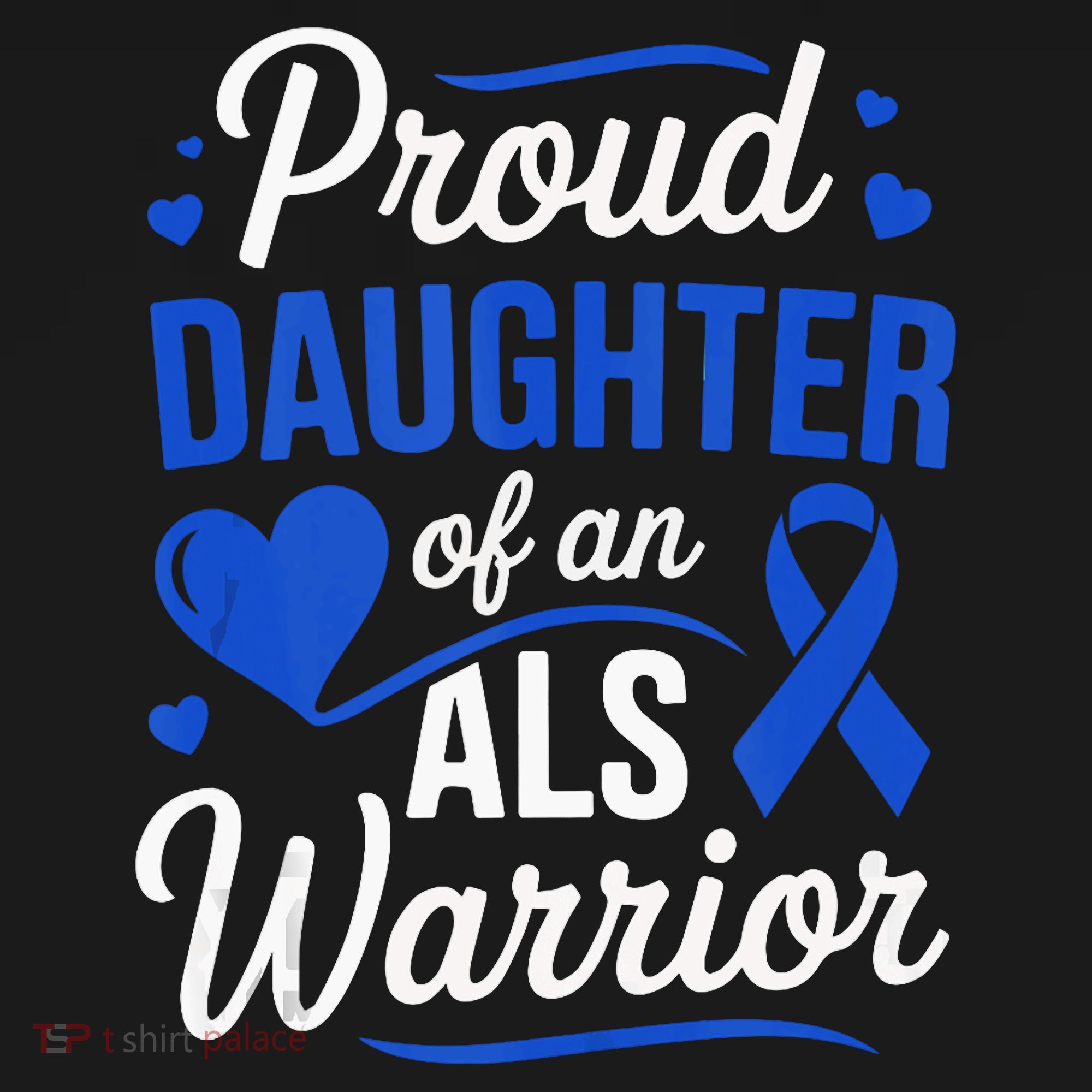 Proud Daughter Of An ALS Warrior Dad Mom ALS Awareness Month  Women's Tank Top