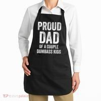 Proud Dad Of A Couple Dumbass Apron thumb 2