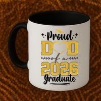 Proud Dad Of A 2026 Graduate Senior Grad Coffee Mug thumb 2