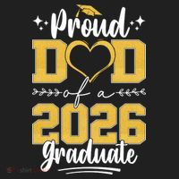 Proud Dad Of A 2026 Graduate Senior Grad Beanie thumb 2