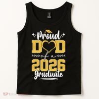 Proud Dad Of A 2026 Graduate Senior Grad Tank Top thumb 2
