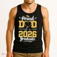 Proud Dad Of A 2026 Graduate Senior Grad Tank Top thumb 3