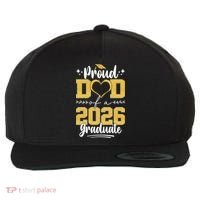 Proud Dad Of A 2026 Graduate Senior Grad Wool Snapback Cap thumb 0