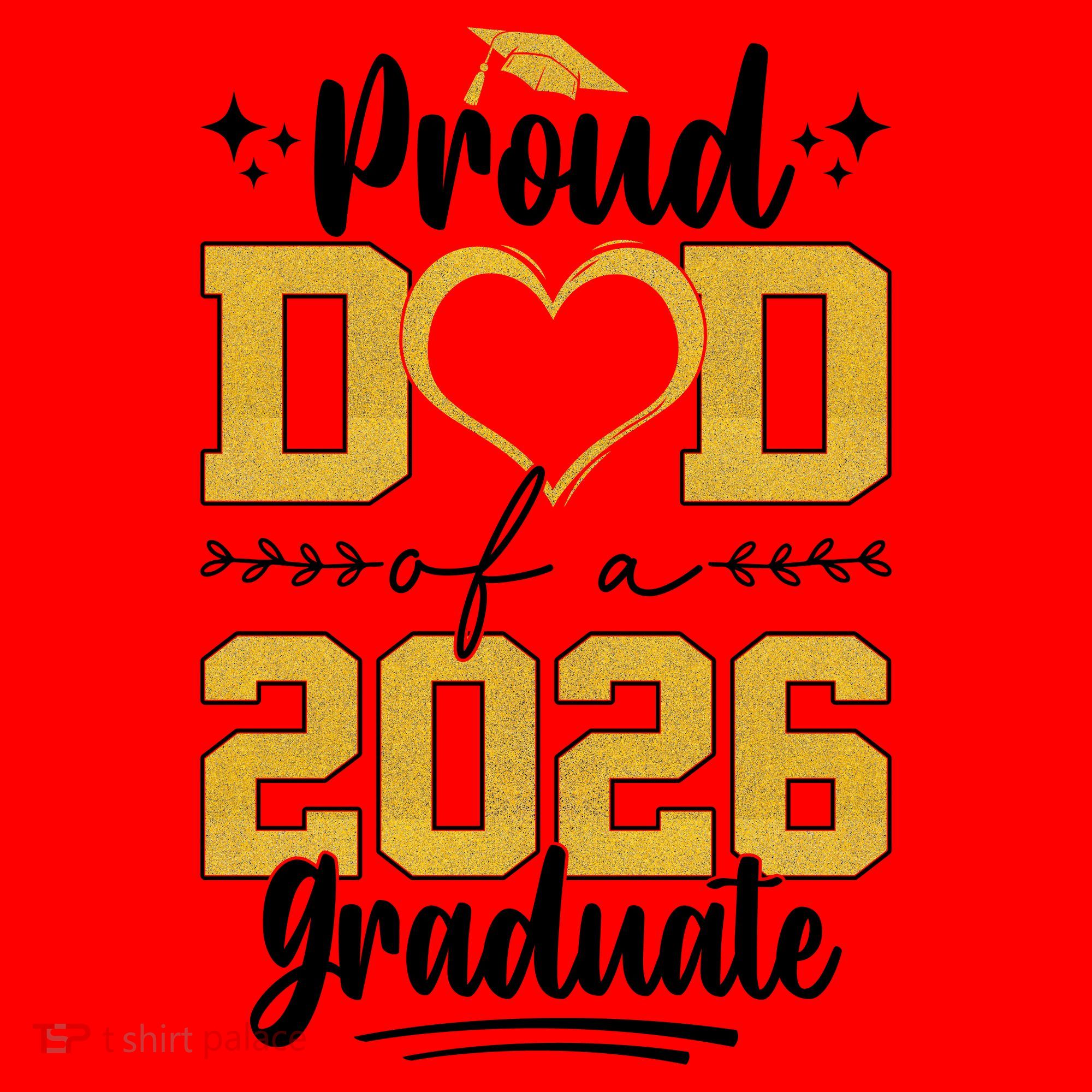 Proud Dad Of A 2026 Graduate Senior Grad Santa Hat