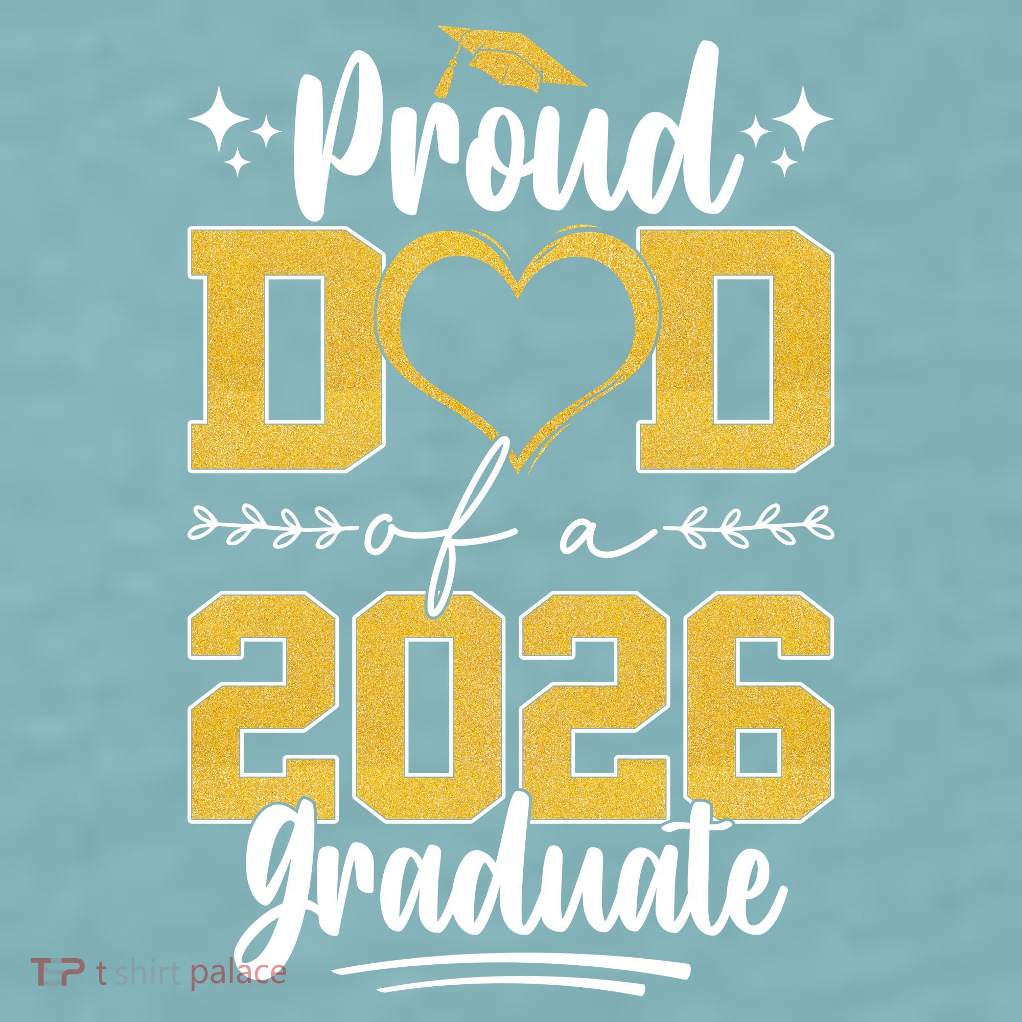 Proud Dad Of A 2026 Graduate Senior Grad Sueded Cloud Jersey T-Shirt
