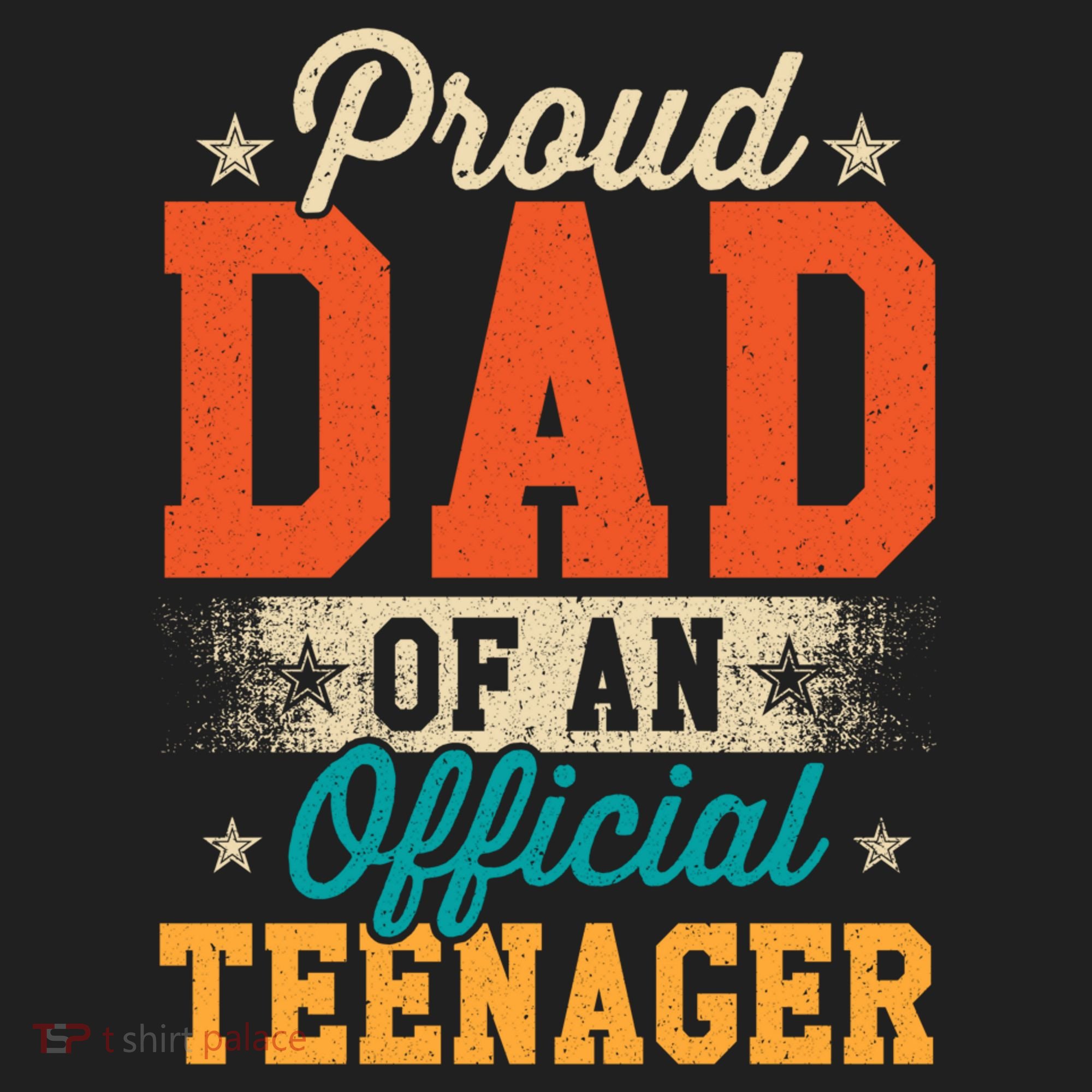 Proud Dad Of Teenager 13th Birthday Gift Boy Girl Plastic Christmas Ball Ornament