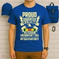 Proud Daughter Of A Vietnam Veteran My Dad Paid For It Gift T-Shirt thumb 6