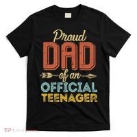 Proud Dad Of Teenager 13th Birthday 13 Years Old T-Shirt thumb 0