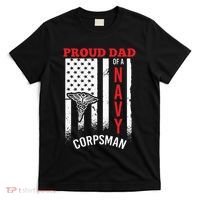 Proud Dad of Navy Corpsman T-Shirt thumb 0