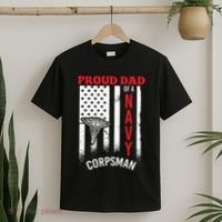 Proud Dad of Navy Corpsman T-Shirt thumb 2