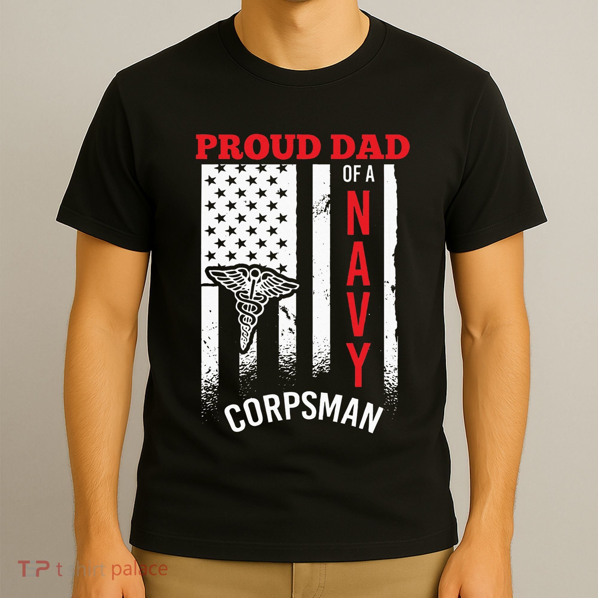 Proud Dad of Navy Corpsman T-Shirt