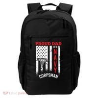 Proud Dad of Navy Corpsman Backpack thumb 0