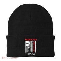 Proud Dad of Navy Corpsman Beanie thumb 0