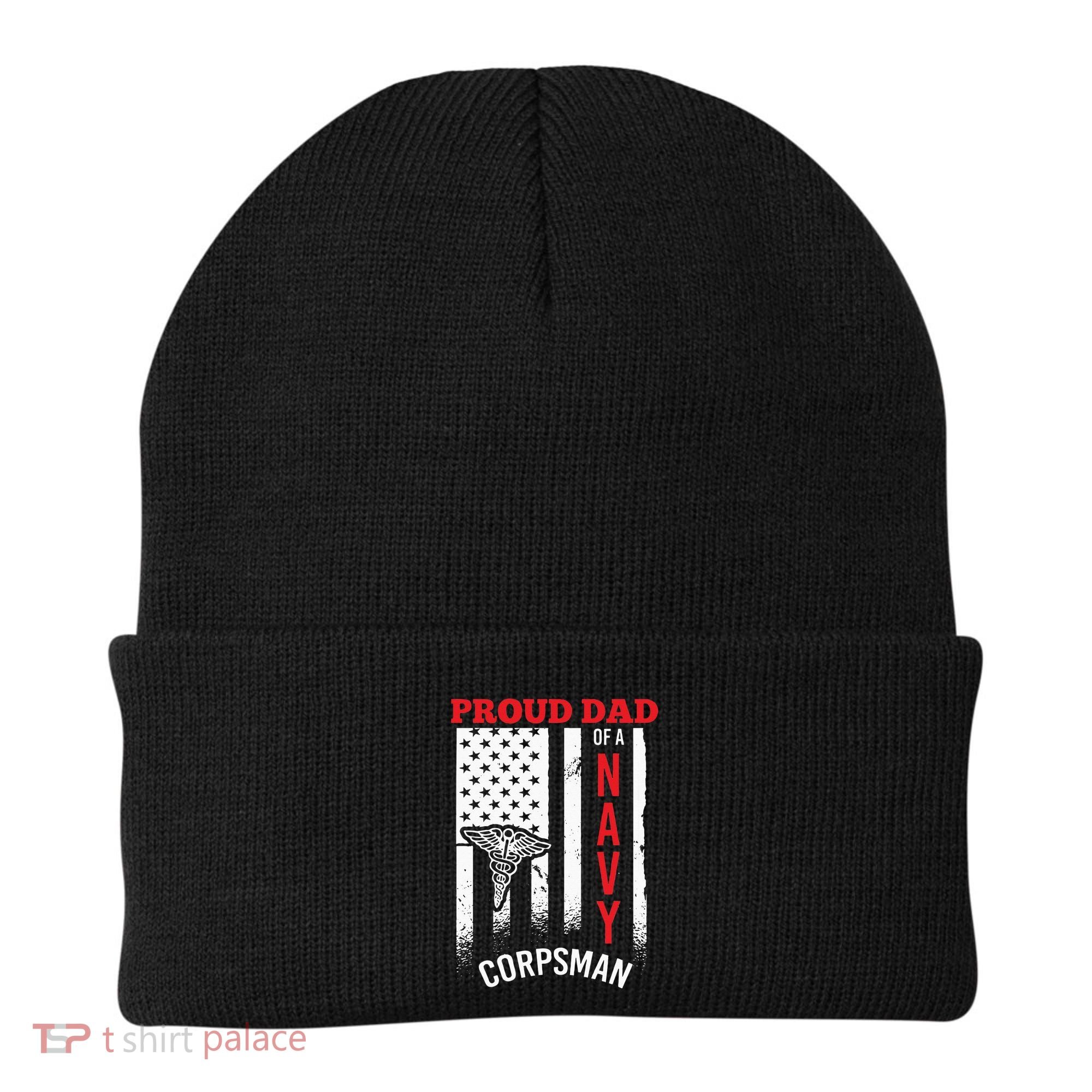 Proud Dad of Navy Corpsman Beanie