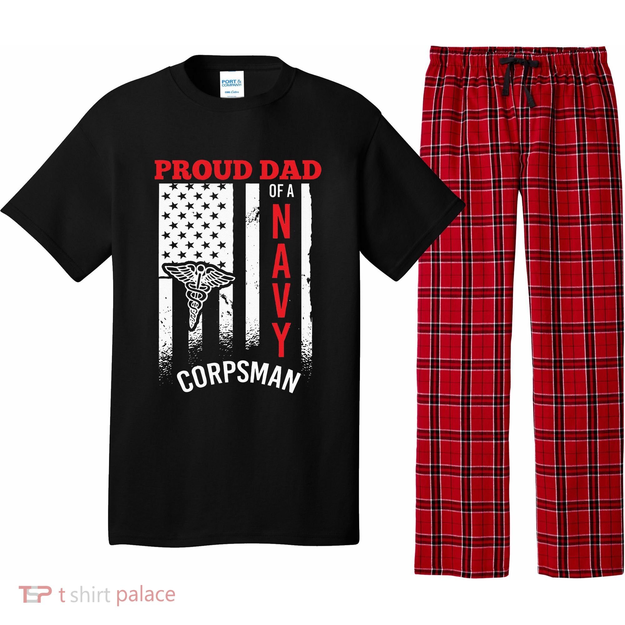 Proud Dad of Navy Corpsman Pajama Set