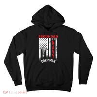 Proud Dad of Navy Corpsman Tall Hoodie thumb 0
