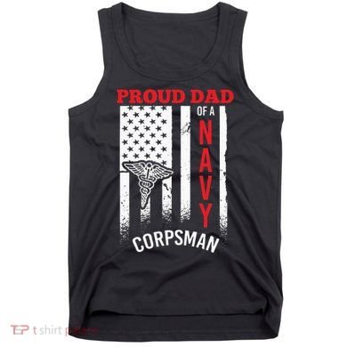 Proud Dad of Navy Corpsman Tank Top