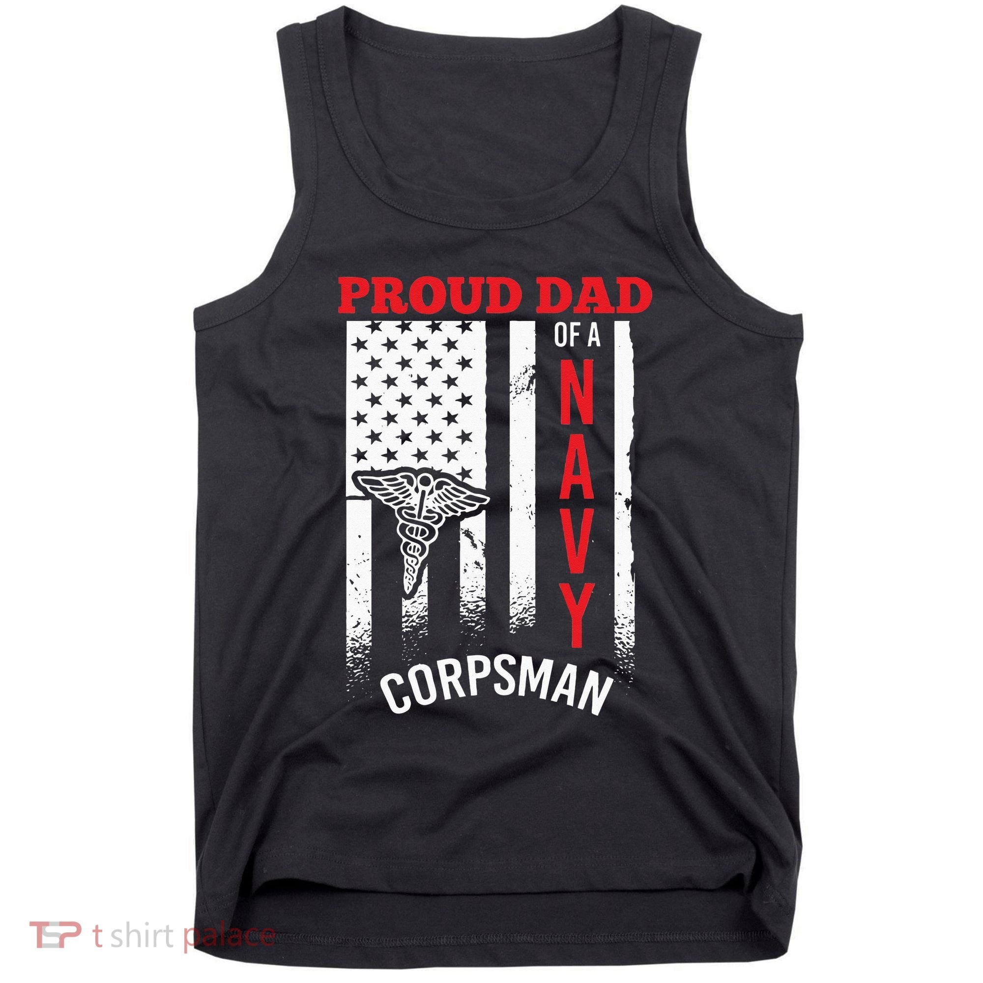 Proud Dad of Navy Corpsman Tank Top