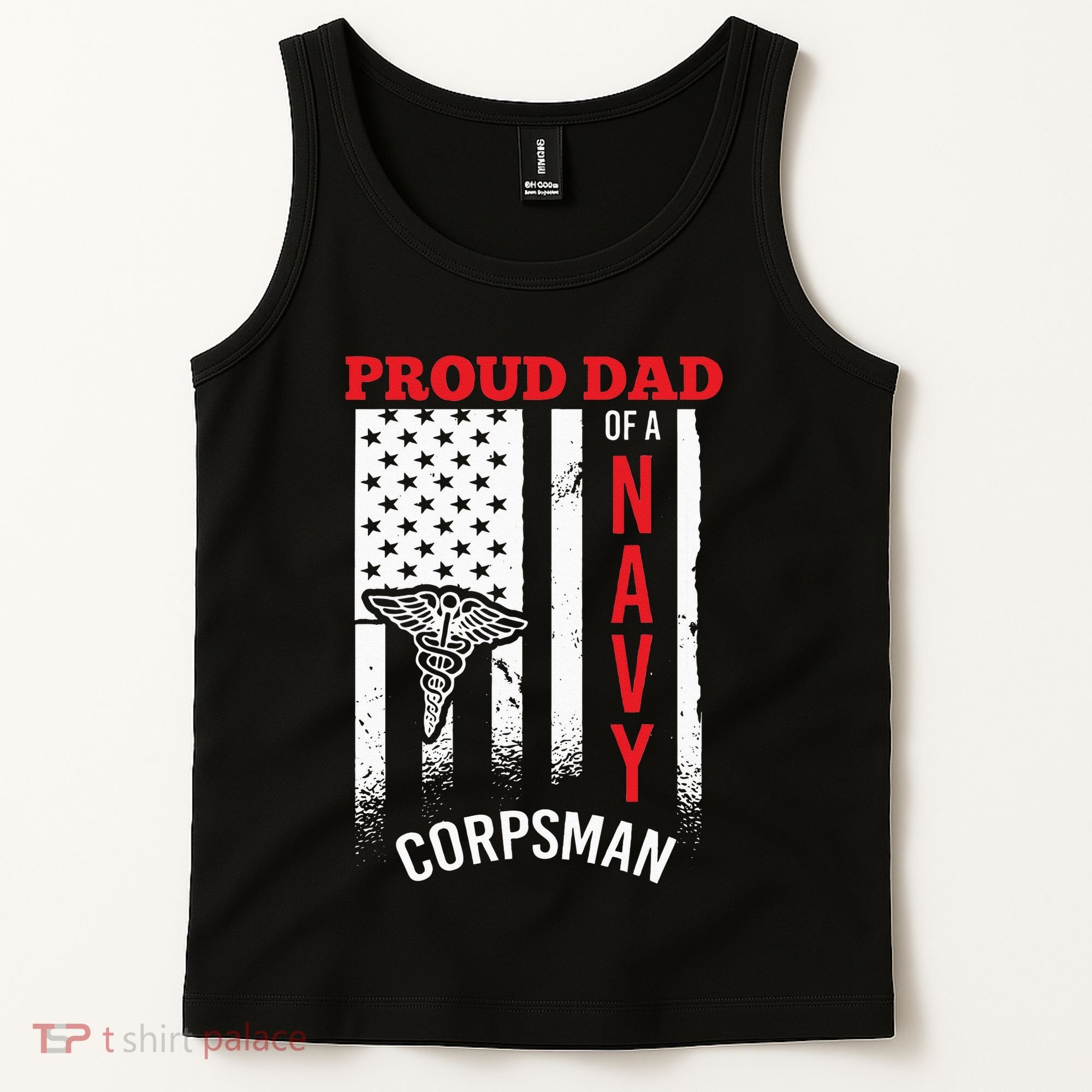Proud Dad of Navy Corpsman Tank Top